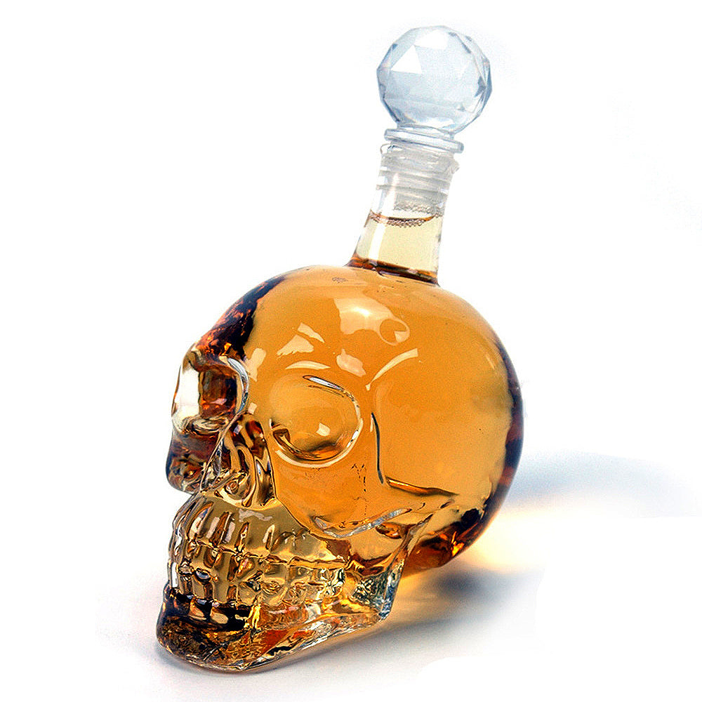 Liquor Decanter - Skull - 1 Litre