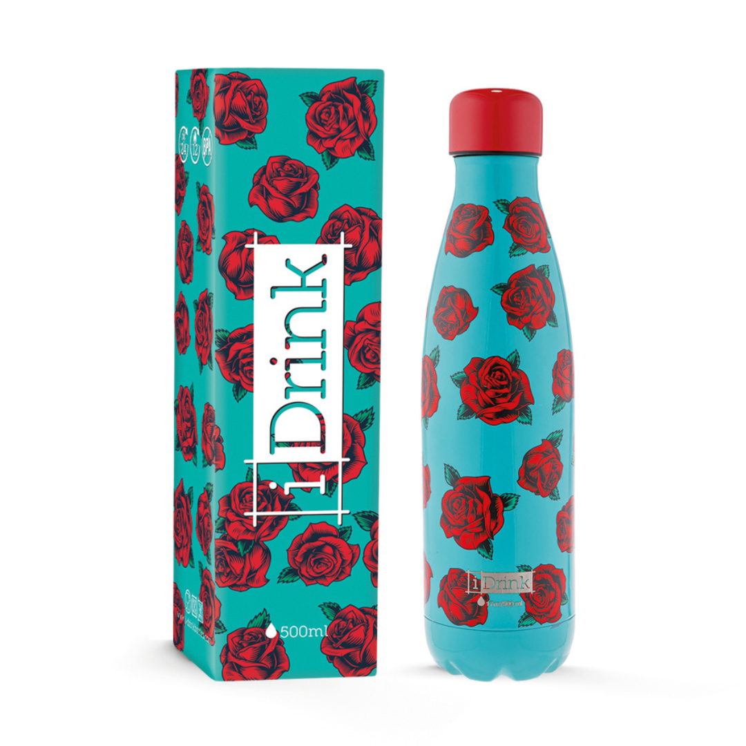 Thermal bottle 500ml Tattoo Roses