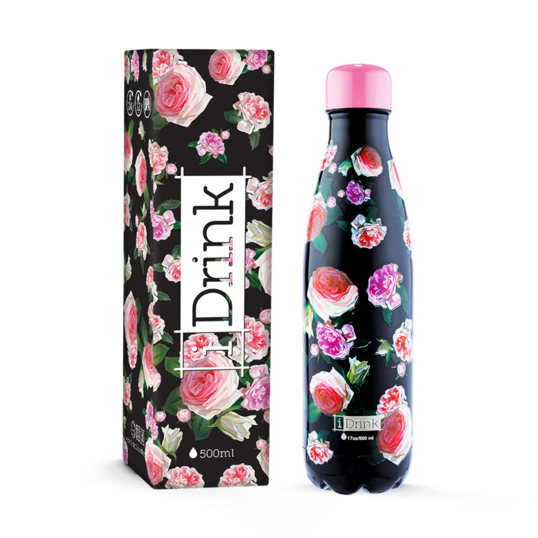 Thermal bottle 500ml Roses