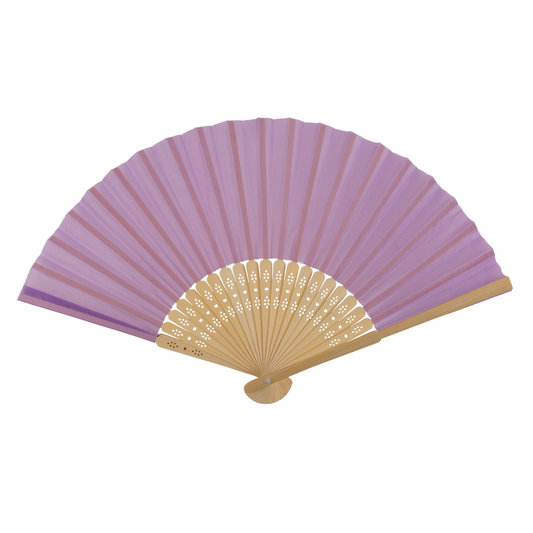 Pastel Bamboo Hand Held Fan - (Assorted)