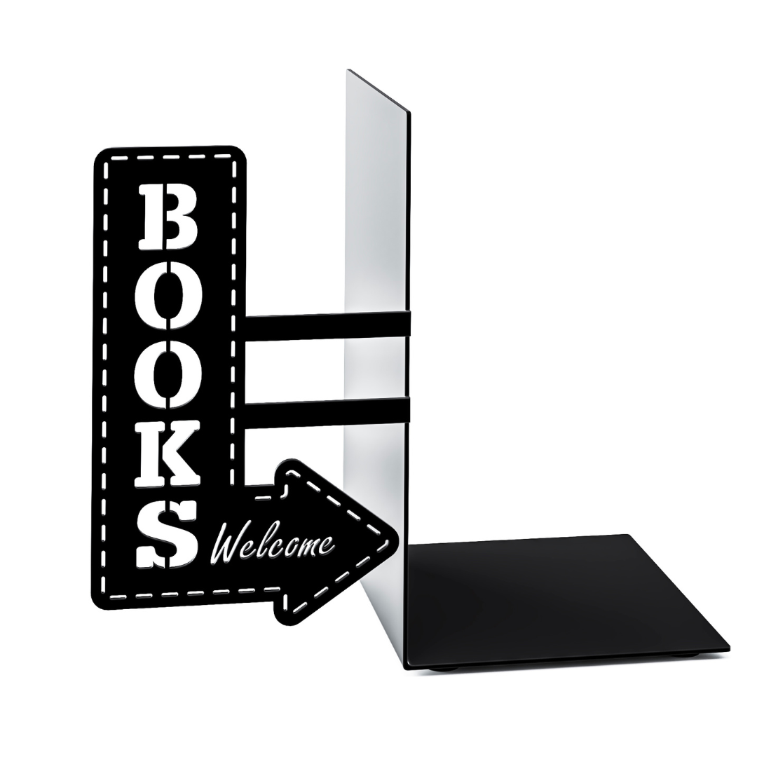 Bookend - Book Shop - Black Metal