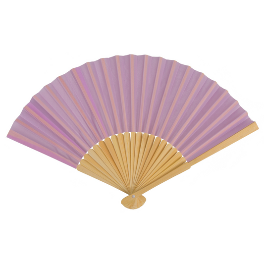 Summer Bamboo Hand Held Fan - (Assorted)